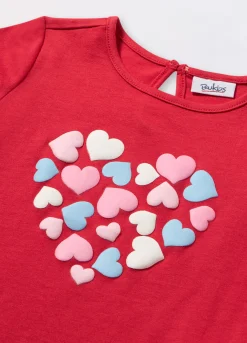 Blukids T-shirt in jersey di puro cotone neonata- T-shirt