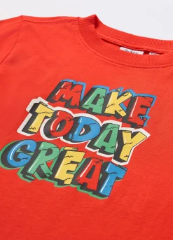 Blukids T-shirt in jersey di puro cotone bambino-Bambino T-shirt