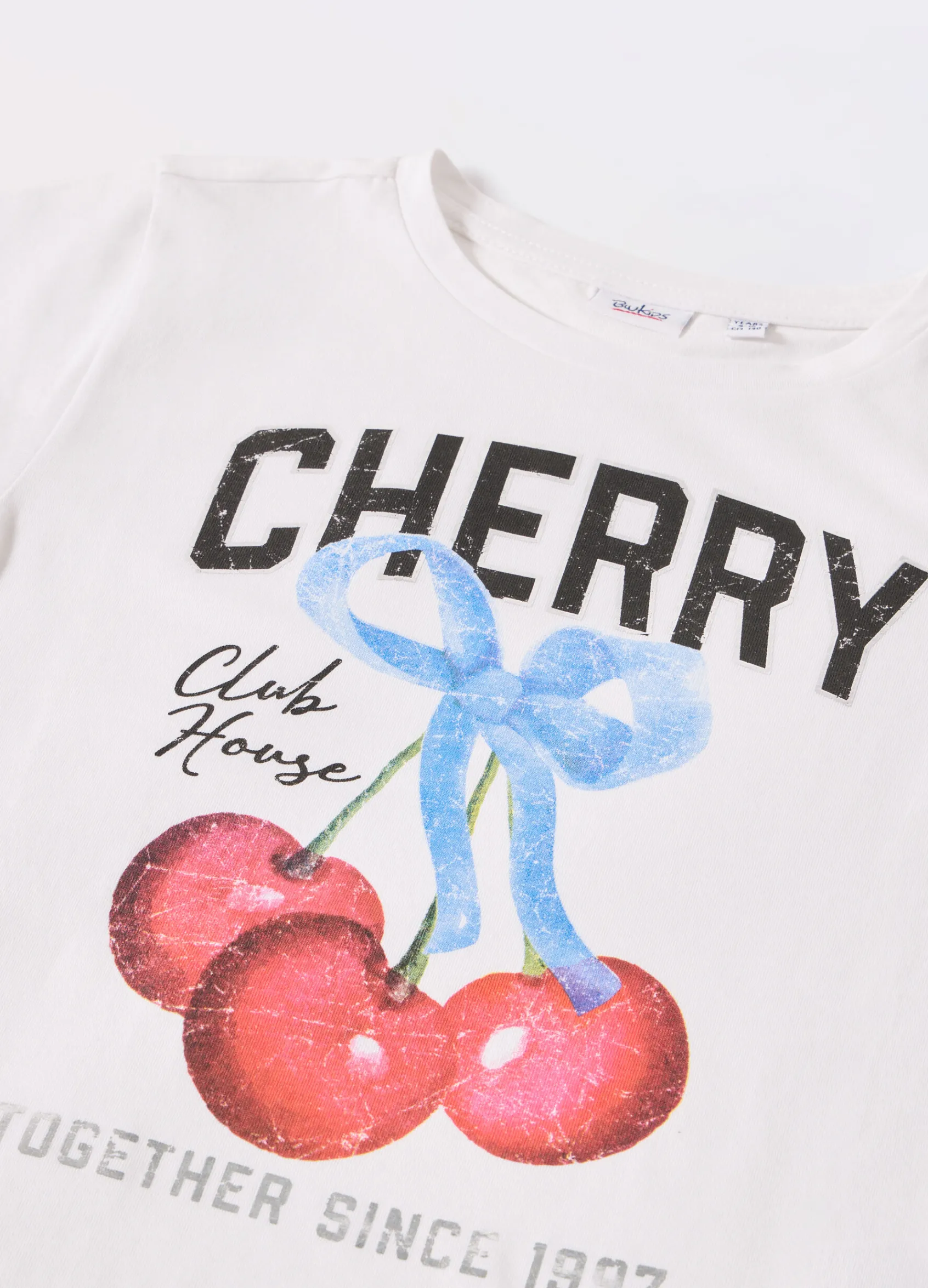 Blukids T-shirt in jersey di puro cotone ragazza- T-shirt
