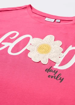 Blukids T-shirt in jersey di puro cotone ragazza- T-shirt