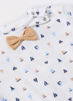 Blukids T-shirt in jersey di puro cotone neonato- T-shirt