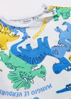 Blukids T-shirt in jersey di puro cotone neonato- T-shirt