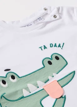 Blukids T-shirt in jersey di puro cotone neonato- T-shirt