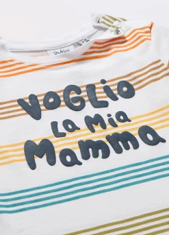 Blukids T-shirt in jersey di puro cotone neonato- T-shirt