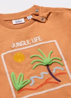 Blukids T-shirt in jersey di puro cotone neonato- T-shirt