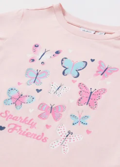 Blukids T-shirt in jersey di puro cotone bambina- T-shirt
