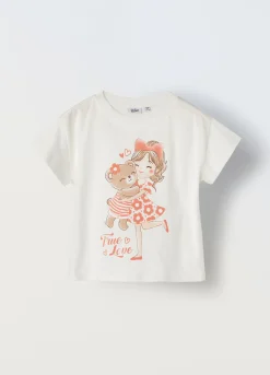 Blukids T-shirt in puro cotone bambina- T-shirt