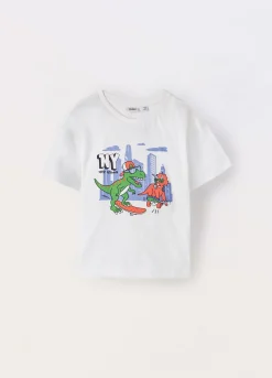 Blukids T-shirt in puro cotone bambino-Bambino T-shirt