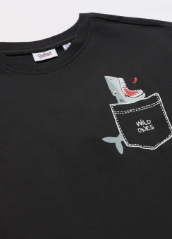 Blukids T-shirt in puro cotone bambino-Bambino T-shirt