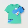 Blukids T-shirt in puro cotone con stampe neonato- T-shirt