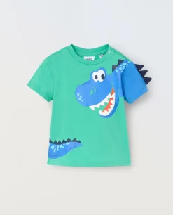 Blukids T-shirt in puro cotone con stampe neonato- T-shirt