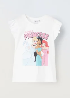 Blukids T-shirt in puro cotone con maniche ad aletta bambina- T-shirt