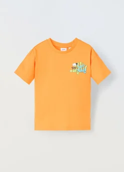 Blukids T-shirt in puro cotone con stampa bambino-Bambino T-shirt