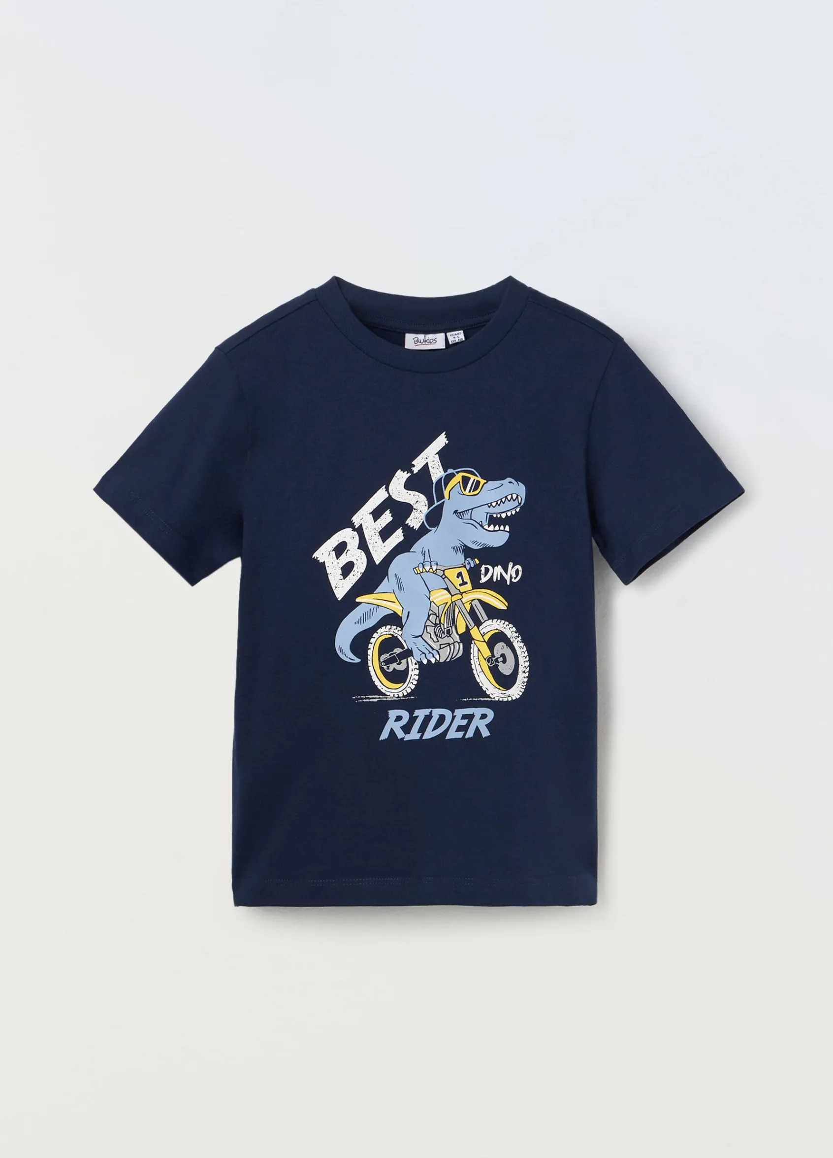 Blukids T-shirt in puro cotone con stampa bambino-Bambino T-shirt