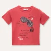 Blukids T-shirt in puro cotone con applicazioni bambino-Bambino T-shirt