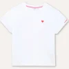 Blukids T-shirt in puro cotone con stampa ragazza- T-shirt