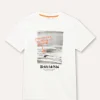 Blukids T-shirt in puro cotone con stampa ragazzo- T-shirt