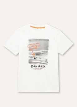 Blukids T-shirt in puro cotone con stampa ragazzo- T-shirt