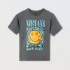 Blukids T-shirt in puro cotone con stampa ragazzo- T-shirt