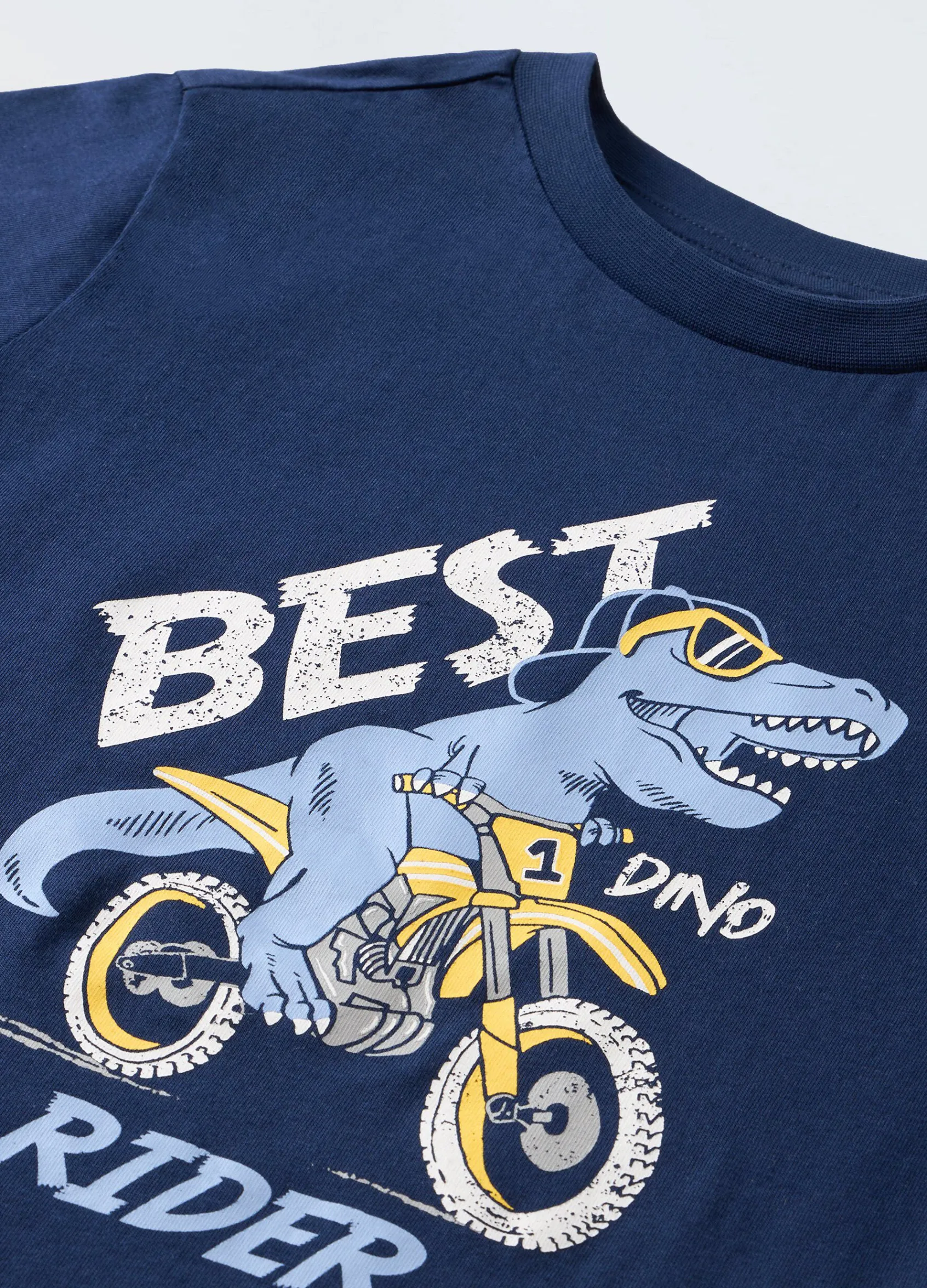 Blukids T-shirt in puro cotone con stampa bambino-Bambino T-shirt