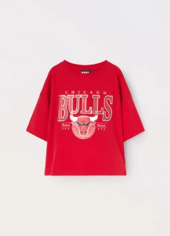 Blukids T-shirt in puro cotone NBA ragazza- T-shirt