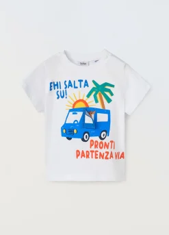 Blukids T-shirt in puro cotone neonato- T-shirt