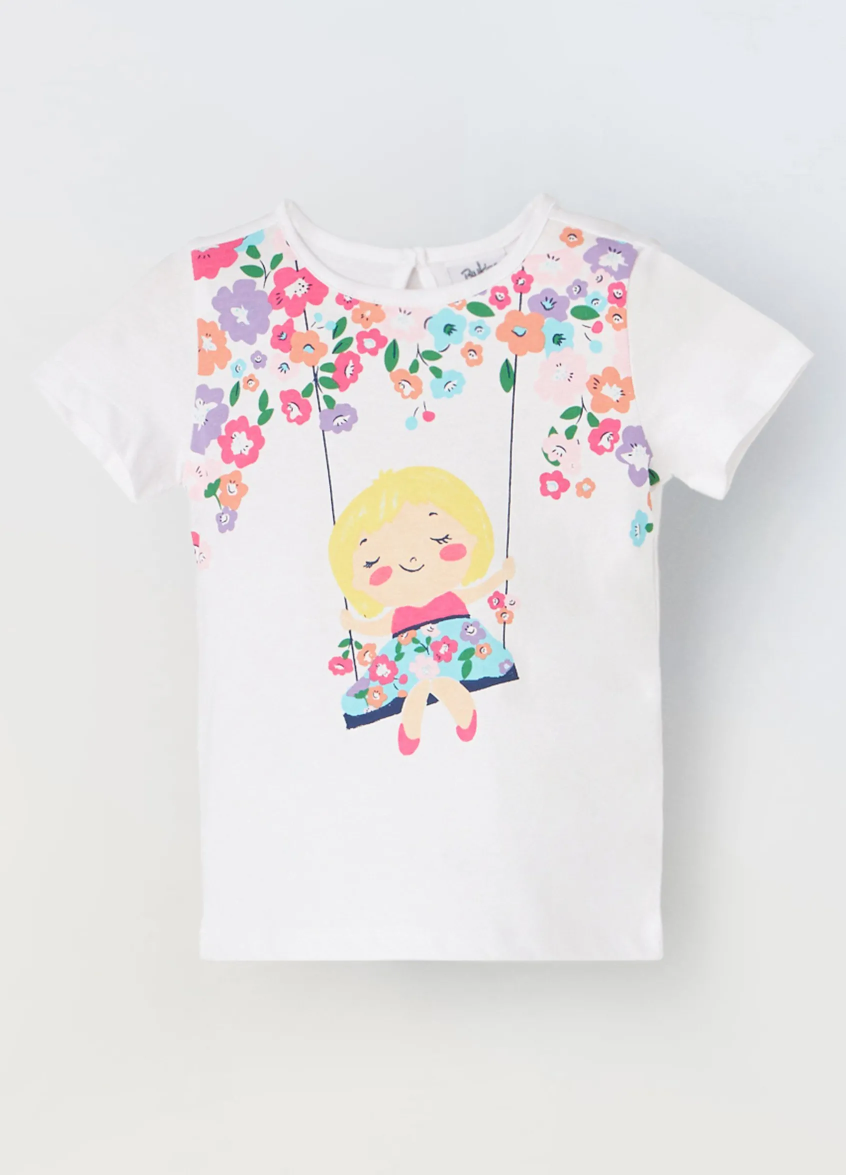 Blukids T-shirt in puro cotone neonata- T-shirt