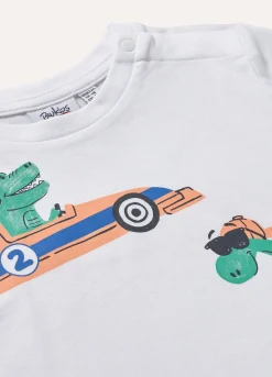 Blukids T-shirt in puro cotone neonato- T-shirt