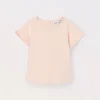 Blukids T-shirt in puro cotone pointelle neonata- T-shirt