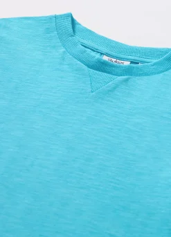 Blukids T-shirt in puro cotone slub bambino-Bambino T-shirt
