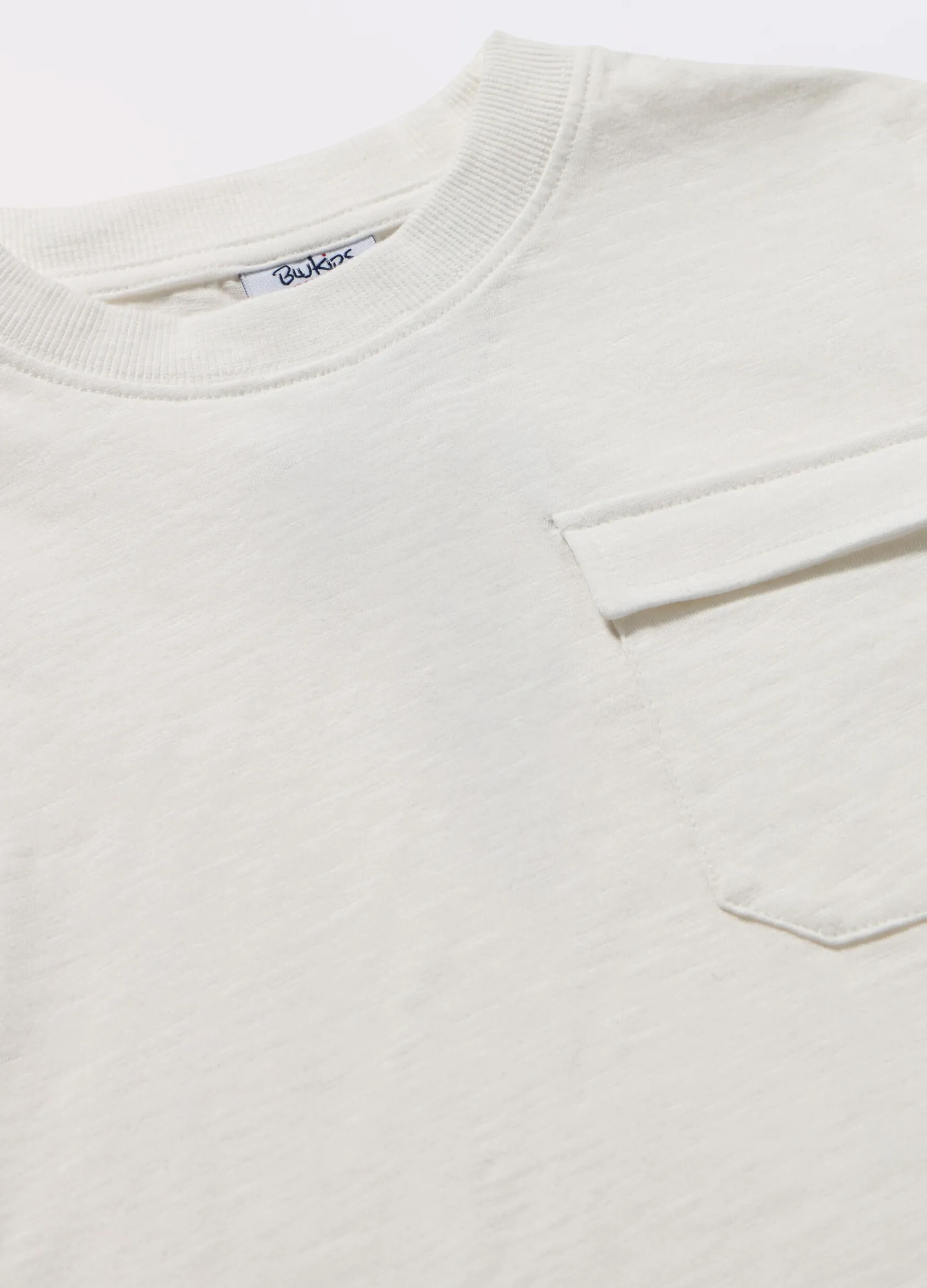 Blukids T-shirt in puro cottone slub bambino-Bambino T-shirt