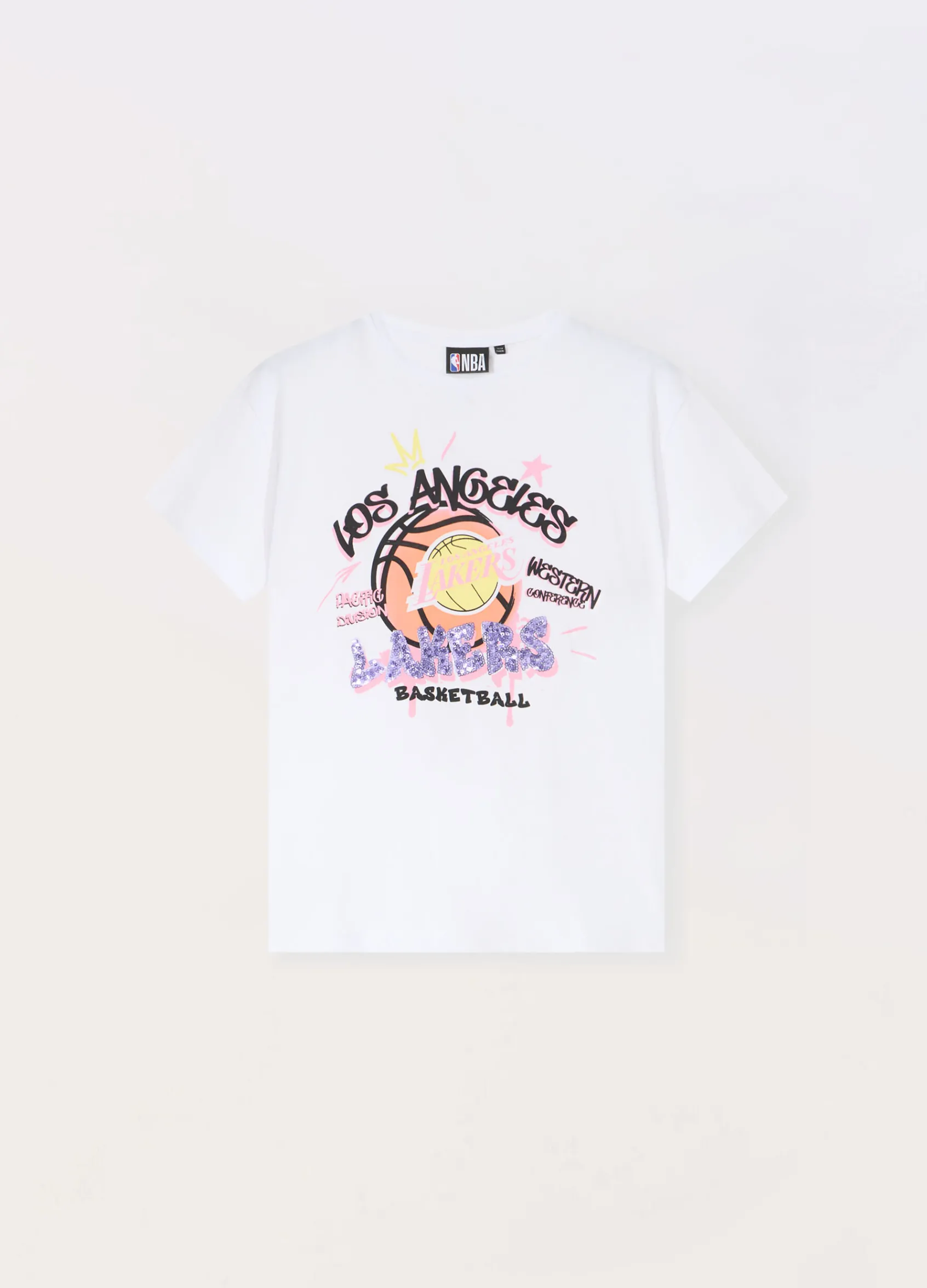 Blukids T-shirt NBA in puro cotone ragazza- T-shirt
