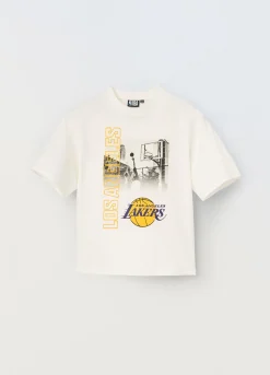 Blukids T-shirt NBA in puro cotone ragazzo- T-shirt