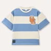 Blukids T-shirt rigata in misto cotone ragazzo- T-shirt