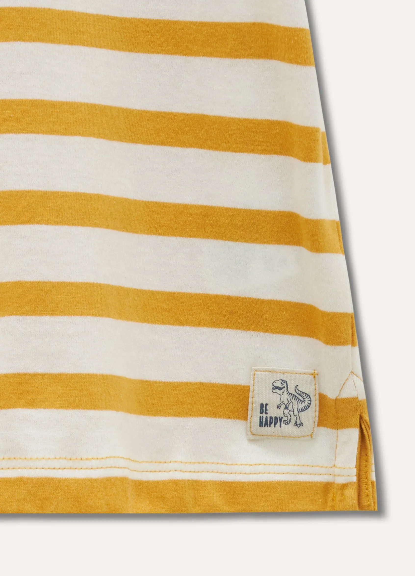 Blukids T-shirt rigata in puro cotone bambino-Bambino T-shirt