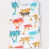 Blukids T-shirt smanicata in jersey di puro cotone bambino-Bambino T-shirt