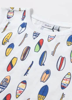 Blukids T-shirt smanicata in jersey di puro cotone bambino-Bambino T-shirt