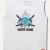 Blukids T-shirt smanicata in puro cotone ragazzo- T-shirt