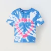Blukids T-shirt Tie & Dye in cotone stretch ragazza- T-shirt