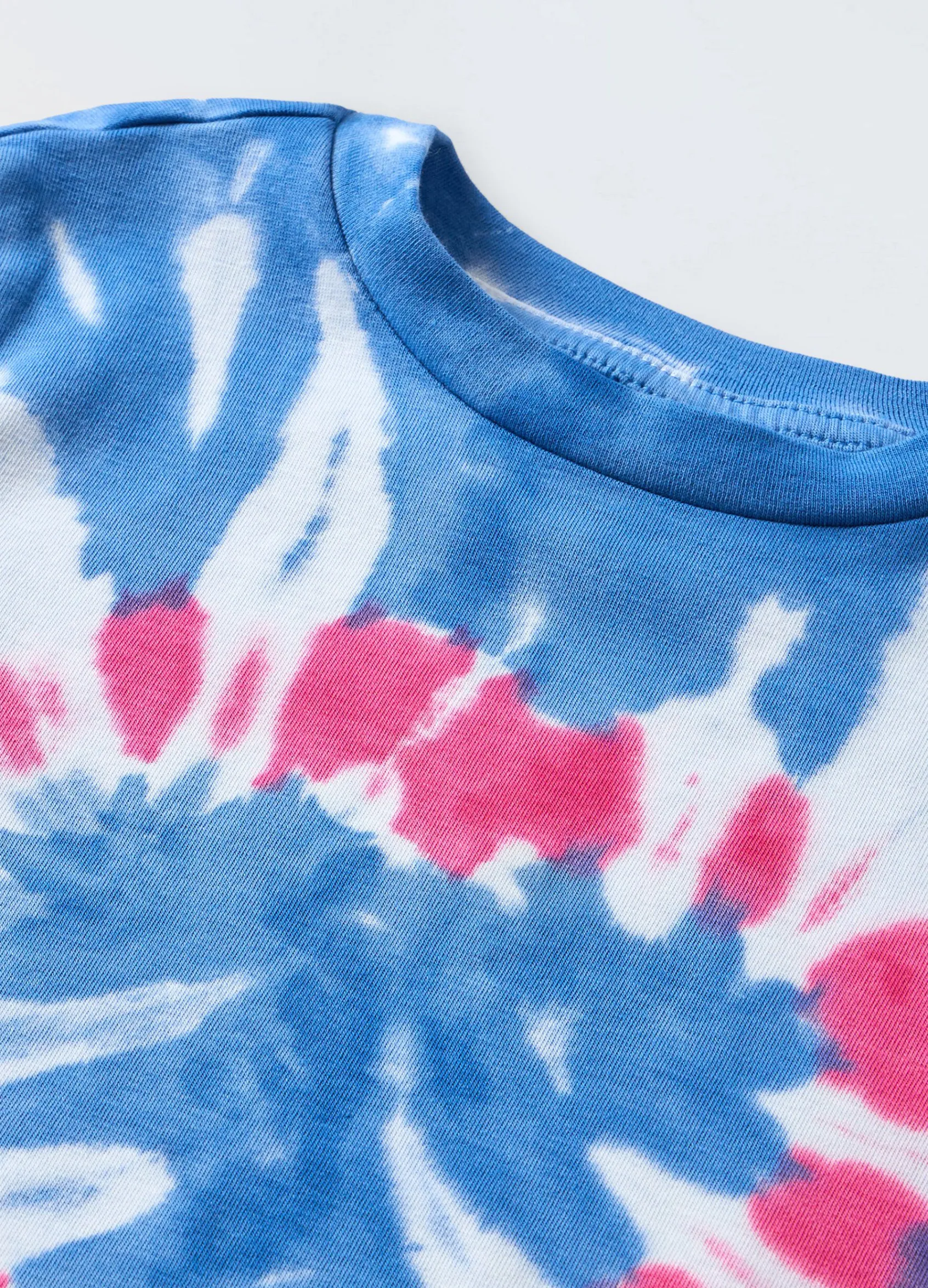 Blukids T-shirt Tie & Dye in cotone stretch ragazza- T-shirt