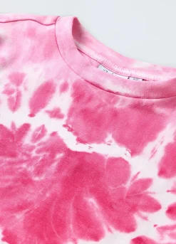 Blukids T-shirt Tie & Dye in cotone stretch ragazza- T-shirt