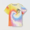 Blukids T-shirt Tie-dye in puro cotone neonato- T-shirt