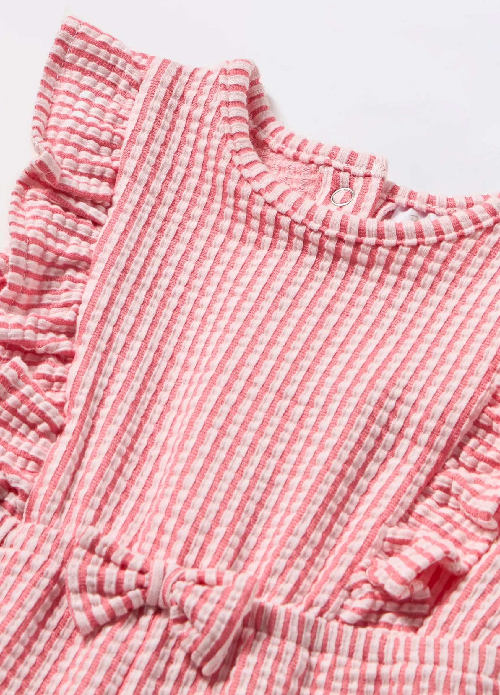 Blukids Tutina misto cotone a righe neonata- Vestitini