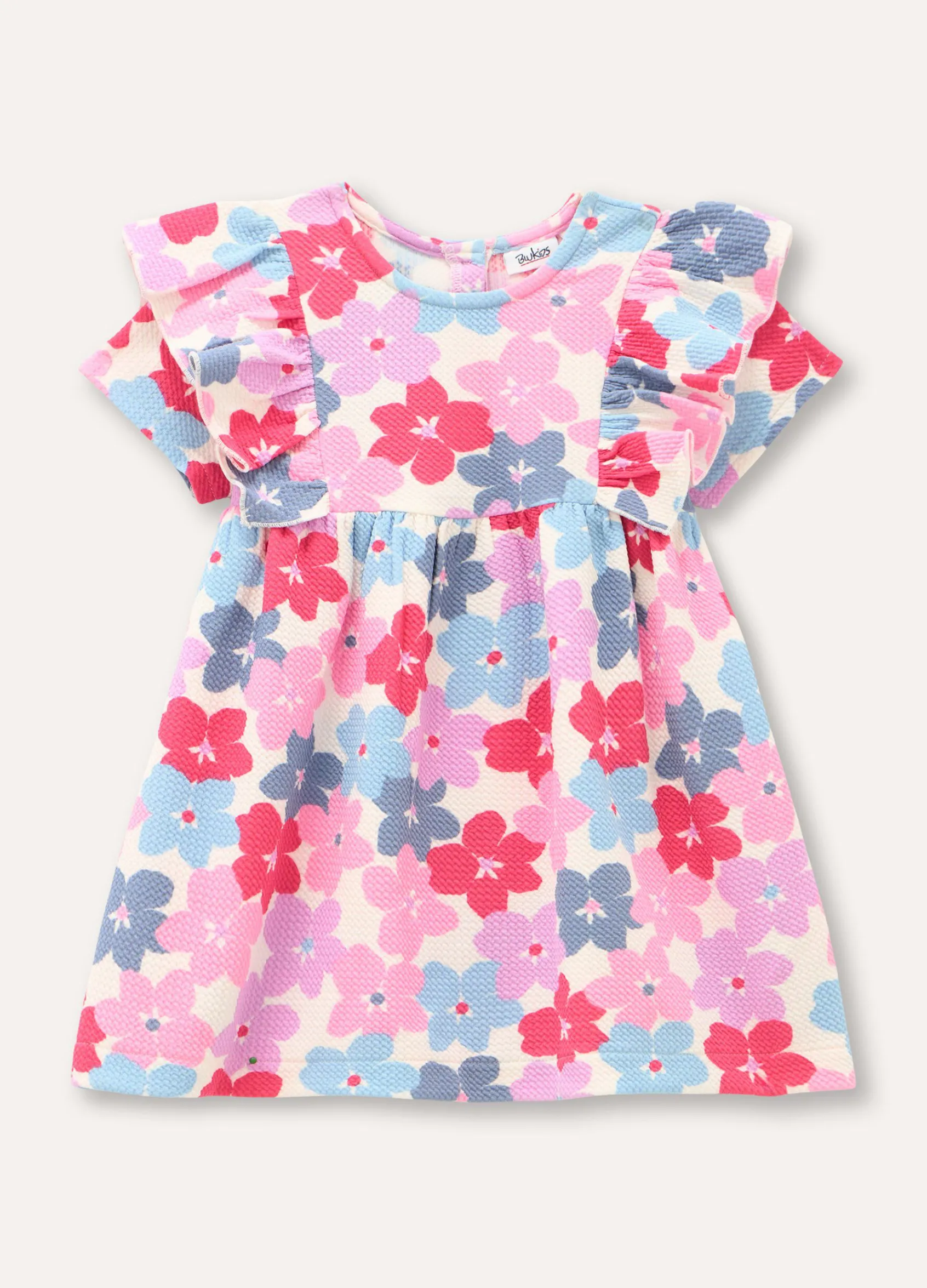 Blukids Vestitino con rouches neonata- Vestitini