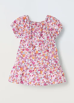 Blukids Vestitino in puro cotone con stampa neonata- T-shirt