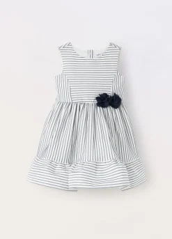 Blukids Vestito a righe bambina- Vestiti