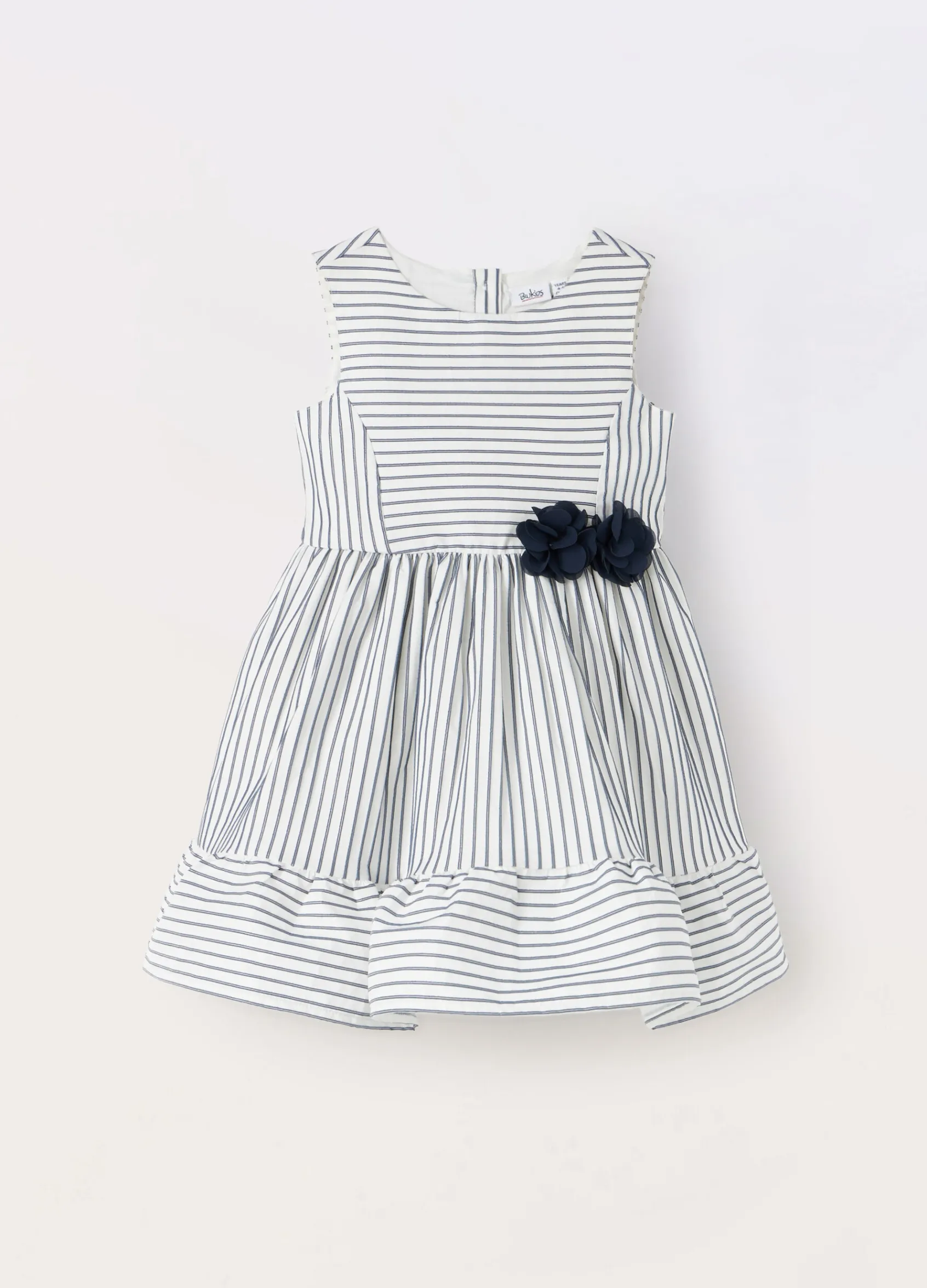 Blukids Vestito a righe bambina- Vestiti