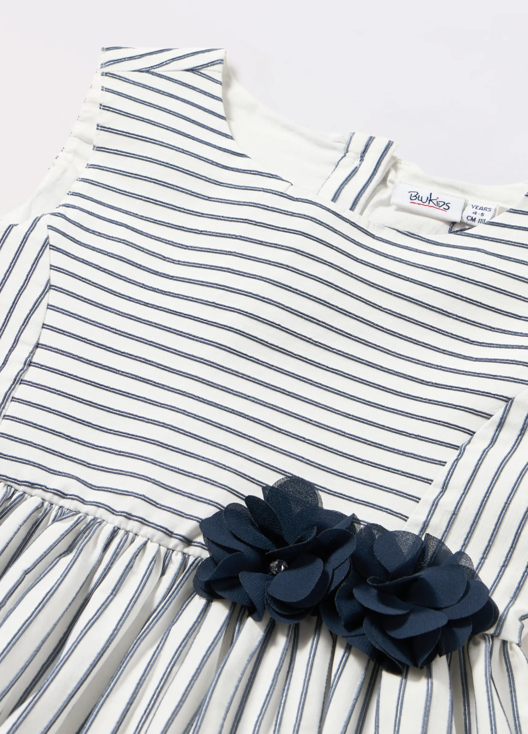 Blukids Vestito a righe bambina- Vestiti