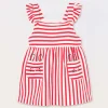Blukids Vestito a righe in puro cotone neonata- Vestitini