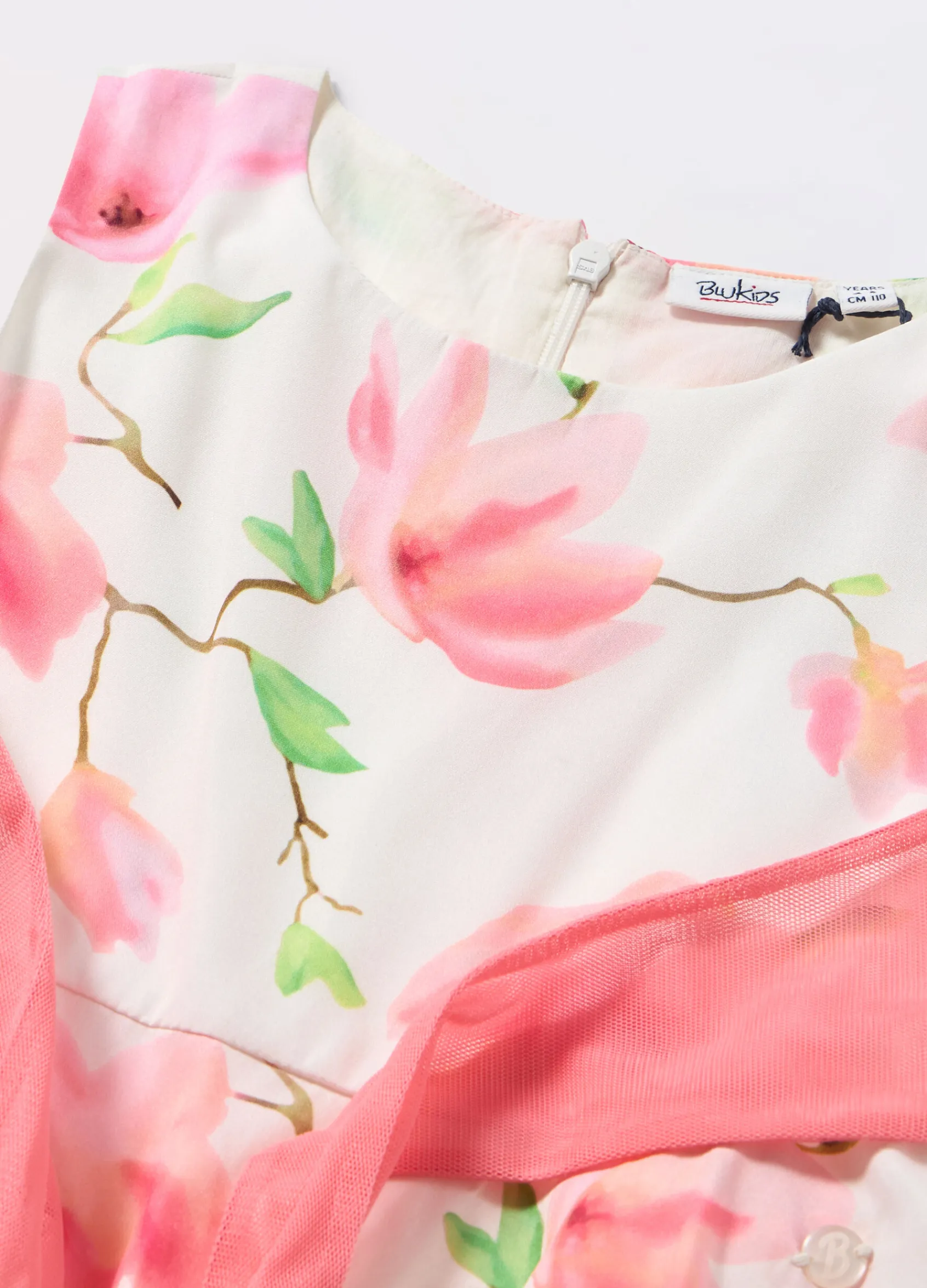Blukids Vestito in american crepe bambina- Vestiti